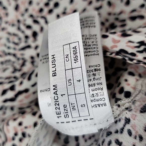 ba&sh abstract print slopa printed faux wrap midi skirt - Picture 8 of 11